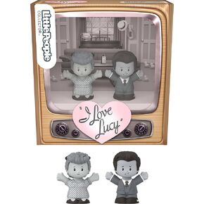 Fisher-Price Little People Collector I Love Lucy: Lucy and Ricky Special Edition Figure Set for Adults & Fans in Display Package