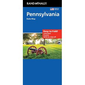 Rand McNally Easy to Fold: Pennsylvania State Laminated Map