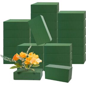 TANEMUDO 36 Packs Floral Foam Blocks Wet & Dry for Flower Arranging,5.5 x 3.1 x 1.8 Inches Floral Styrofoam Blocks Kit for Fresh and Artificial Flowers, Wedding and Home Decor