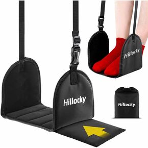 1 Pack - Foot Hammock for Plane Travel, Portable Airplane Foot Hammock with Memory Foam and Hardboard, Airplane Travel Essentials