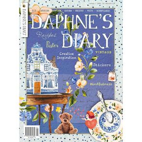 Daphne's Diary Magazine #1 2025 (English) | Creative Handicraft Workbook | Interactive Journal Magazine for Mindfulness, Painting, Art, Cooking, Travel | Full of Creative Inspirations