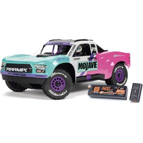 ARRMA RC Truck Mojave GROM 4X4 223S BLX BRUSHLESS Small Scale Desert Truck RTR with DSC, Battery & Charger Included, Teal, ARA2304ST1