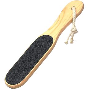 Foot rasp Foot File and Callus Remover. Best Foot Care Pedicure Surface Tool to Remove Hard Skin. Can be Used on Both Wet and Dry feet,Wood Foot File