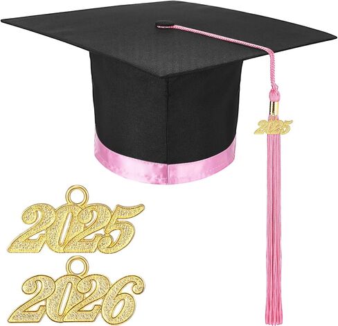 Graduation Cap with Tassel and 2025&2026 Year Charm Adjustable Graduation Cap for High School & Bachelor in Kuwait