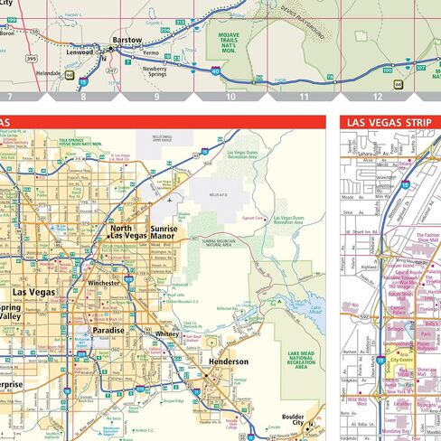 Rand McNally Easy to Read: Nevada State Map in Saudi Arabia