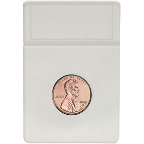 BCW Display Slab Inserts - Penny | Foam Insert for Coin Slab Display | Archival Storage for Coins | Compatible with BCW Slab Holders and Slotted Coin Boxes | Durable, Clean White Insert