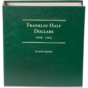 Littleton Coin Company 1948-1963 Franklin Half Dollar Album Coin Storage