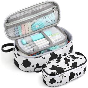 Jcocylse Large Capacity Pencil Case Portable Pencil Pouch Bag School Supplies for College Students Girls Boys Adults (Purple)