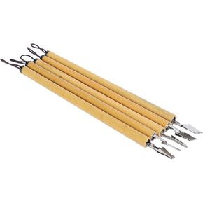Dip Pen, Natural Bamboo Material Calligraphy Pen, Manga Calligraphy Dip Pen 5Pcs for Artists Cartoonists(Parallel line pen nib set)