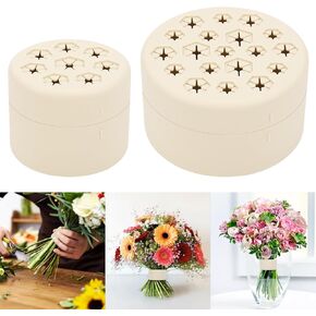 2Pcs Spiral Ikebana Stem Holder, Spiral Stem Holder for Vases, Reusable Silicone Spiral Ikebana Stem Holder for Flowers, Spiral DIY Bouquet Twister Flower Arrangement Holder…