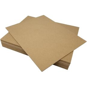 Bookboard Bookbinding Sheets 10 x 12.5 Inch 80 PT 0.087" Thick, Kraft Heavy Duty Chipboard Sheets (20 Pack)