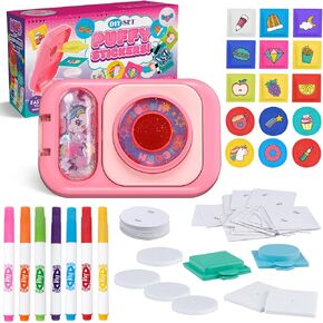 Sticker Maker Kit for Kids. Make Your Own 3D Puffy Stickers. DIY Arts and Crafts Kits Unicorn Pattern. Easter Birthday Gift for Girls & Boys Ages 6-10