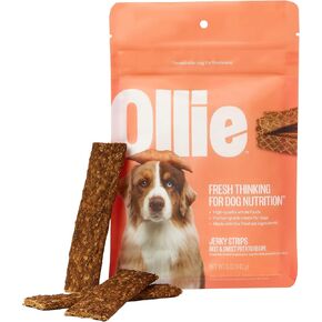 Ollie Beef & Sweet Potato Jerky Dog Treats, 5 oz Pack of 1, All Natural, Healthy Snacks, Made with Real Meat, Human Grade, for Dogs