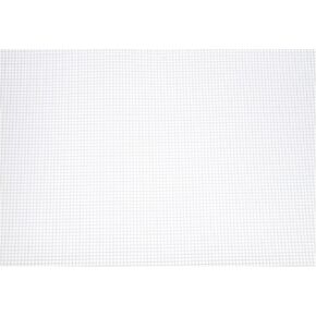 MECCANIXITY 10pcs 16.5"x24" Plastic Mesh Canvas Sheet 5 Count Needlepoint Blank Canvas for Embroidery Knit Crochet Acrylic Yarn Crafting, White
