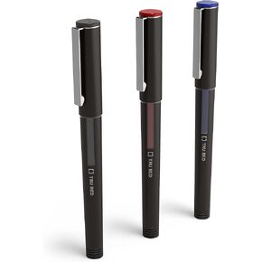 TRU RED Rollerball Pens, Fine Point, Assorted Colors, 3/Pack (TR58251)