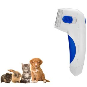 Electric Pet Grooming Comb, Dog Comb, Cat Comb Pet Comb, Removes Loose Hair, Suitable for Cats, Dogs & Rabbits
