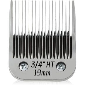 3/4" HT（63980） Blade Dog Grooming Clipper Replacement Blades Compatible with Andis Dog Clippers,Detachable Stainless Steel Blade,Size-3/4 HT, Cut Length 3/4-Inch