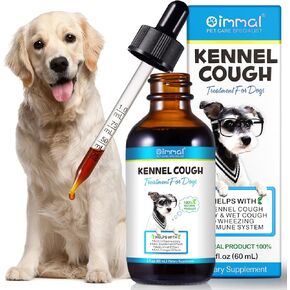 Cough for Dogs, 60ml Herbal Dog Cough, for All Breeds & Sizes, Natural Ingredients,2 Pack