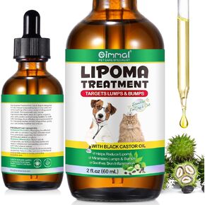 Buddy Guard for Dogs Lumps and Bumps 2 fl.oz, Lipoma Treatment for Dogs Cats, Soften Fatty Lumps & Bumps in Dogs, Castor Oil for Dogs, Mushroom Supplements Lipoma Reduction, Immune Support