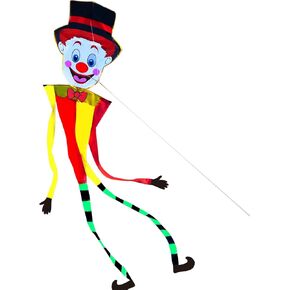 Hengda Kite Clown Kite للأطفال والبالغين ، من السهل الطيران ، تصميم النسيج الممتاز والهيكل ، مناسبة للمبتدئين (123 * 25) في.