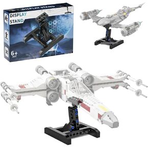 Stand for Lego Mando N-1 Fighter 75325 75316 Building Kit, Display Stand for Lego X-Wing Starfighter 75301 75297 OBI-Wan Kenobi’s Jedi Starfighter 75333 Building Toy Set for Kids (52 Pieces)