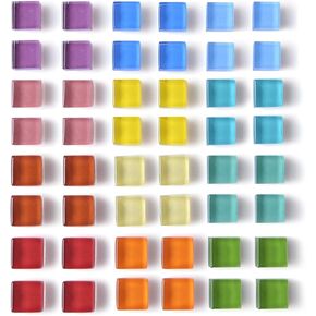 Mymazn 48 Pack Glass Refrigerator Magnets for Fridge Cute Magnets Color Decorative Magnets for Office Locker Magnets for Whiteboard