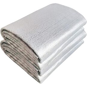 Yamamine 2Pcs Heat Resistant Batting 39in x 59inch Insulated Lining Batting Thermal Batting Heat Reflective Fleece for Pot Holders,Oven Mitts,Coasters,Bowl Cozies