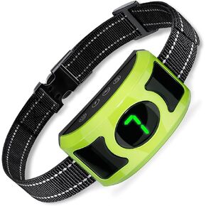 Dog Bark Collar, Smart Bark Collar for Small Medium Large Dogs with 4 Training Modes and 7 Level Sensitivity Adjustable, BXQ Rechargeable Anti Barking Collar for Dogs with Beep Vibration Shock