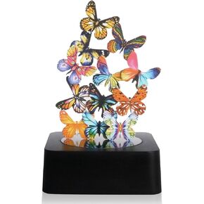 Desk Toys for Office for Adults Desktop Magnetic Butterflies Sculpture Desk Decorations for Women Office