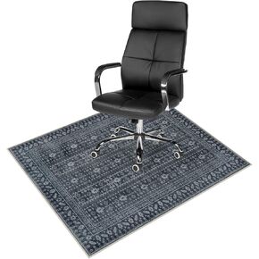 Anidaroel 48"x60" Office Chair Mat, Desk Chair Mat for Hardwood Floor, Under Desk Mat for Rolling Chair on Hardwood, Office Chair Rug for Rolling Chair, Anti-Slip Floor Protector Rug