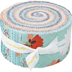 Amanda Castor Sunshine and Sweet Tea Rolie Polie 40 2.5-inch Strips Riley Blake RP-14320-40