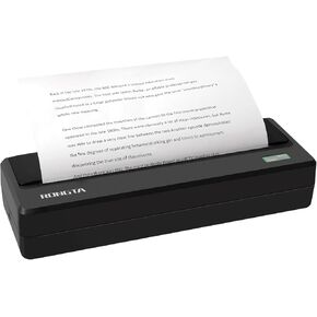 Rongta Portable Printer Wireless for Travel, 300DPI Thermal Inkless Bluetooth Mobile Printer, Support 8.5" X 11" US Letter, Compatible with Android iOS Phone & Laptops (Gray)