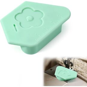Magnetic Seam Guide for Sewing Machine, Polygonal Magnetic Sewing Guide Cute Hemmer Guide with Scale Universal Multifunctional Sewing Accessories Supplies