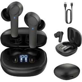 Translation Earbuds in Real Time, Language Translation Earbuds, 3 in 1 Two-Way Translator Tarbuds Pods with 144 Languages Accents Real Time for iOS and Android, for Travel Business (Black)