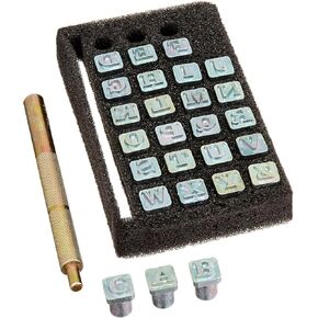 Tandy Leather Easy-To-Do Stamp Set Alphabet 0.6 cm (1/4") 4903-01