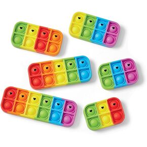 hand2mind Elkonin Box Sensory Bubble Poppers, Phonemic Awareness, Phonics Manipulatives, Science of Reading Classroom Materials, Speech Therapy Toys, Push Pop Fidget Toys for Kids, Fine Motor Tools