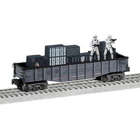 Lionel Disney Star Wars Empire Stormtroopers O Gauge Model Train Chasing Gondola Car