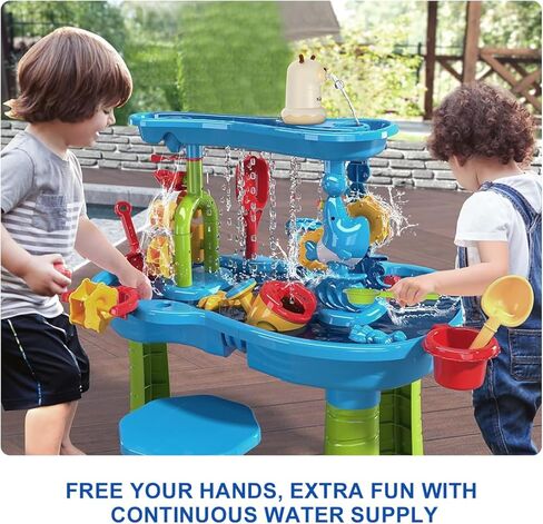 مضخة مياه Lanmu متوافقة مع خطوة المياه ، ملحق طاولة اللعب الحسي ، هدية مثالية لشاطئ الصيف في الهواء الطلق in Kuwait