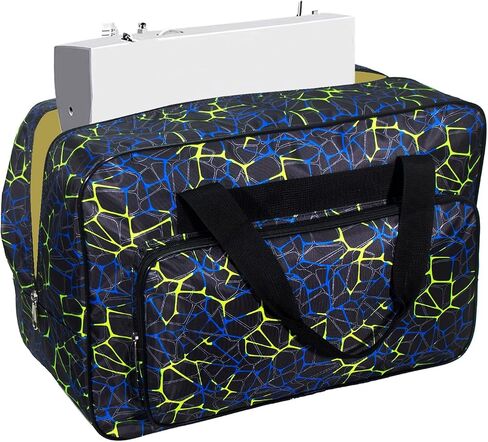 Sewing Machine Carrying Case，Sewing Machine Carrying Case Tote Bag，Universal Tote Storage Bag with Pockets and Handles, Suitable for Most Standard Singer, Brother, Janome (BLACK) in Kuwait