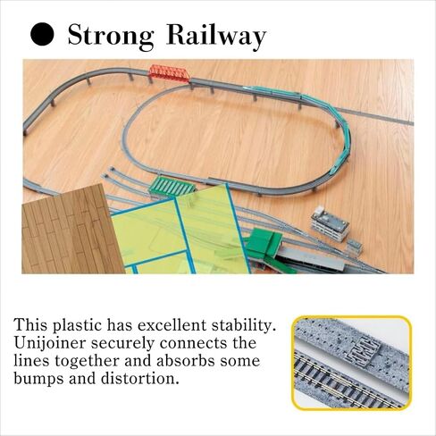 Kato USA Model Train Products Unitrack Compact Tracks (4 قطع) ، 150 مم/(6 ") دائرة نصف قطرها/45 درجة 4piece × 2pack in Saudi Arabia