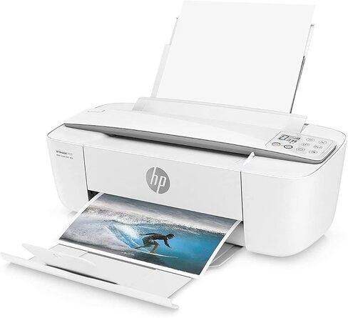 HP Deskjet 3755 Compact All -in -One Printer مع طباعة WiFi للهواتف المحمولة ، خرطوشة الحبر الفورية جاهزة - طابعة أسود/ملونة - Accent (J9V91A) (متجدد) in Saudi Arabia