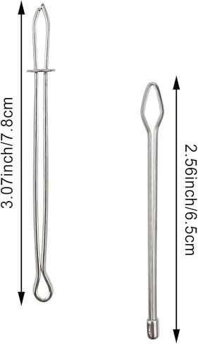 12PCS DIY ROPE THEARDER CLIP DRAW THEARDER THILEZERS TOOEZERS EASTER INSERT QUARERTRING DIY ROPE ROPER CLIP BODKIN TOULING FOR SPOWPATIONS ، HODIES ، SWAT in Kuwait