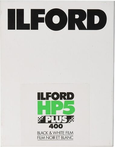 Ilford HP5 Plus 400 4 × 5 بوصات 25 ورقة ، أسود (1629172) in Kuwait