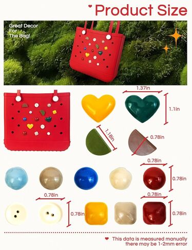 Charms for Bogg Bag Accessories,Kids Bogg Bag Charms Decorations, Rich Personalized Decoration Kit in Saudi Arabia