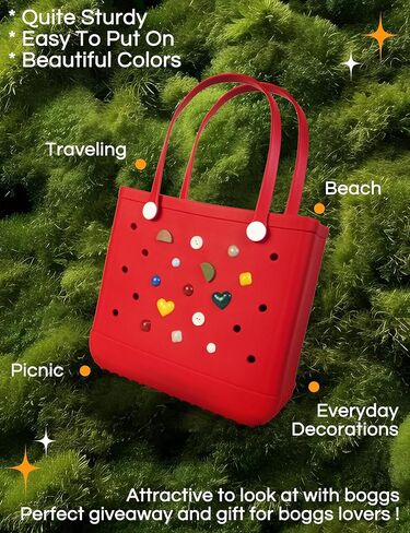 Charms for Bogg Bag Accessories,Kids Bogg Bag Charms Decorations, Rich Personalized Decoration Kit in Saudi Arabia