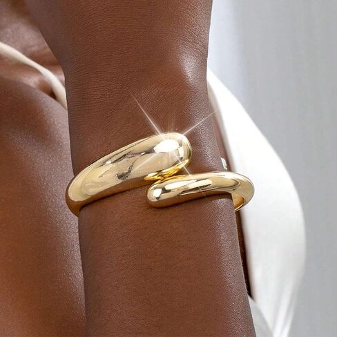 Long tiantian Gold Bracelets for Women Gold Cuff Bracelets for Women Chunky Bangle Bracelet Gold Jewelry for Women Pulseras para Mujer in Saudi Arabia
