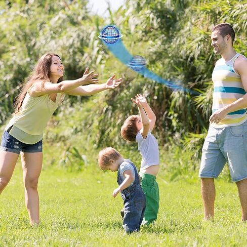 Galaxy Ball 2024 Model, Flying Orb Ball Toys, Soaring Hover Boomerang Spinner Hand Controlled Mini Drone, Cosmic Globe Spinning Outdoor Fly Toy Birthday Gift Cool Stuff for Kids Boy Girls(Blue) in Saudi Arabia