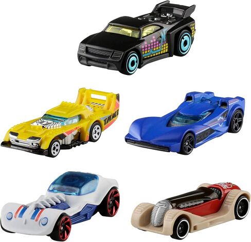 Hot Wheels Track Bundle City Track Builder X-Raycers 5 pack 1:64 Scale Die-Cast Cars Armors من جميع الأعمار رسومات ملونة فكرة هدية رائعة 3 سنوات وما فوق in Saudi Arabia