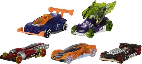 Hot Wheels Track Bundle City Track Builder X-Raycers 5 pack 1:64 Scale Die-Cast Cars Armors من جميع الأعمار رسومات ملونة فكرة هدية رائعة 3 سنوات وما فوق in Saudi Arabia