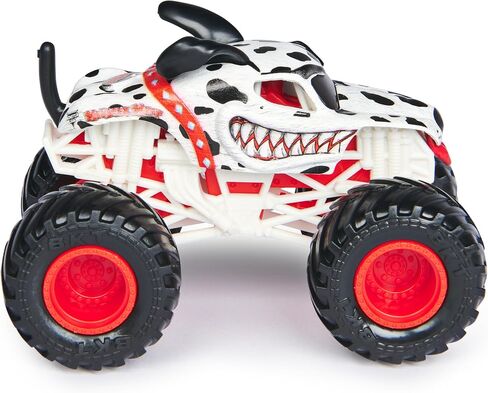 Monster Jam ، Dalmatian الرسمي Vs. شاحنات وحش Calavera Die-Cast ، 1:64 ، ألعاب الأطفال للأولاد الذين تتراوح أعمارهم بين 3 سنوات وما فوق in Saudi Arabia
